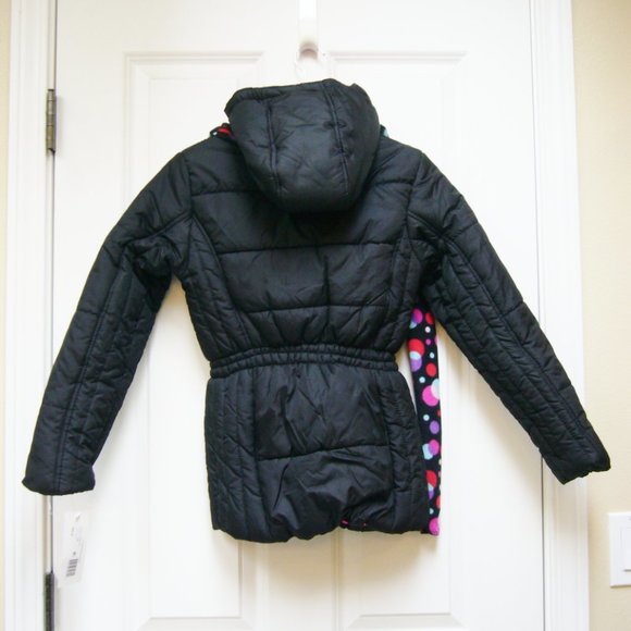 Rothschild R88 Girls Hooded Puffer Jacket w/ Scarf - Picture 3 of 7